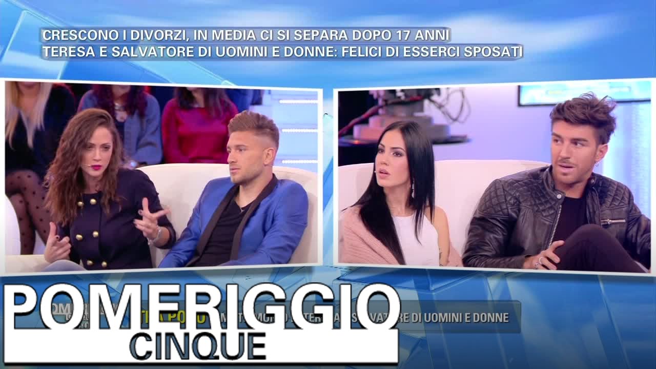 Pomeriggio 5 - Salvatore e Teresa contro Andrea e Giulia