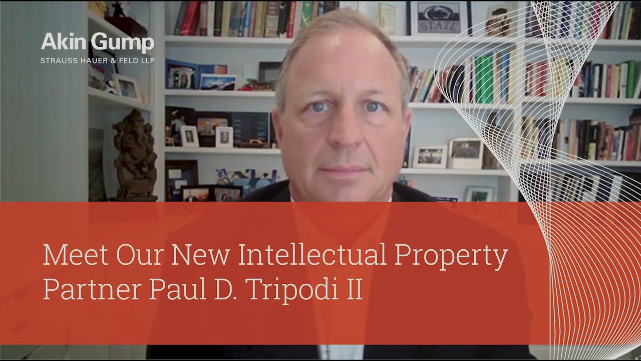 Meet Our New Intellectual Property Partner Paul Tripodi