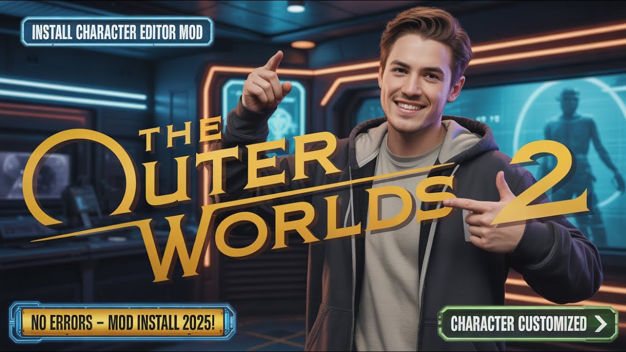 Как установить мод редактора персонажей для Outer Worlds 2 (2025)
