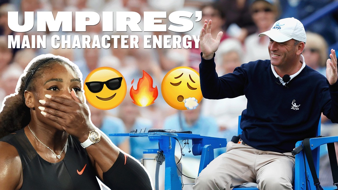 16 times the tennis umpire became the main character 😮‍💨