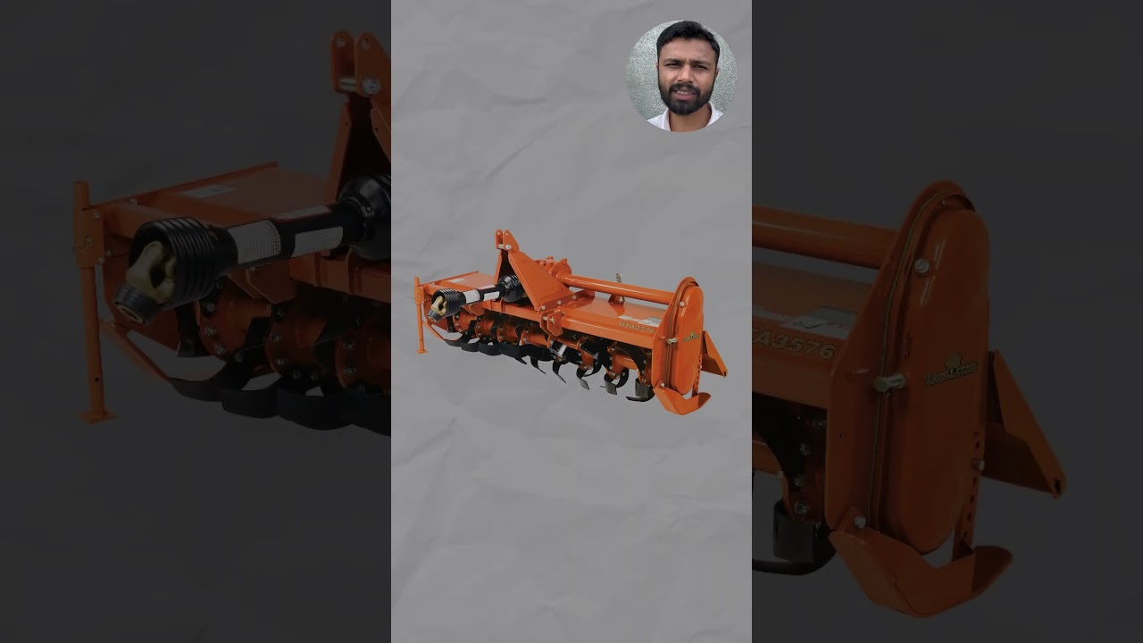 Rotavator vs Gyrovator #farming #tractor