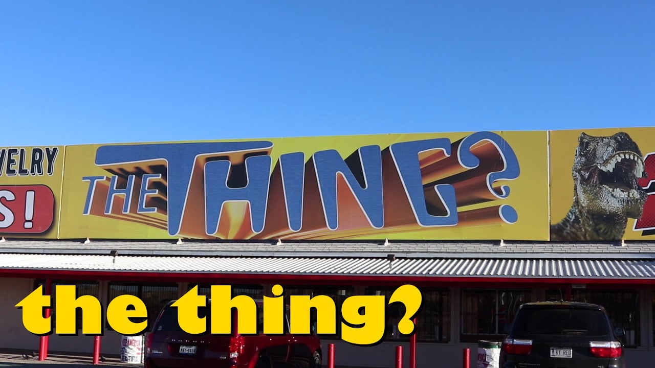 The Thing? 👽 - Mystery of the Desert | Alien and Dinosaur Themed Roadside Attraction in Arizona