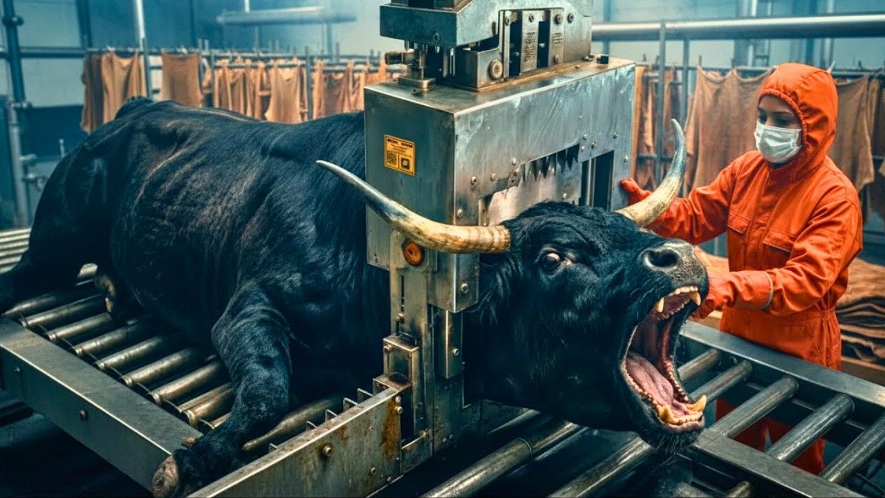 Inside the Giant Buffalo Leather Factory – From Wild to High-End Jackets | Full Process