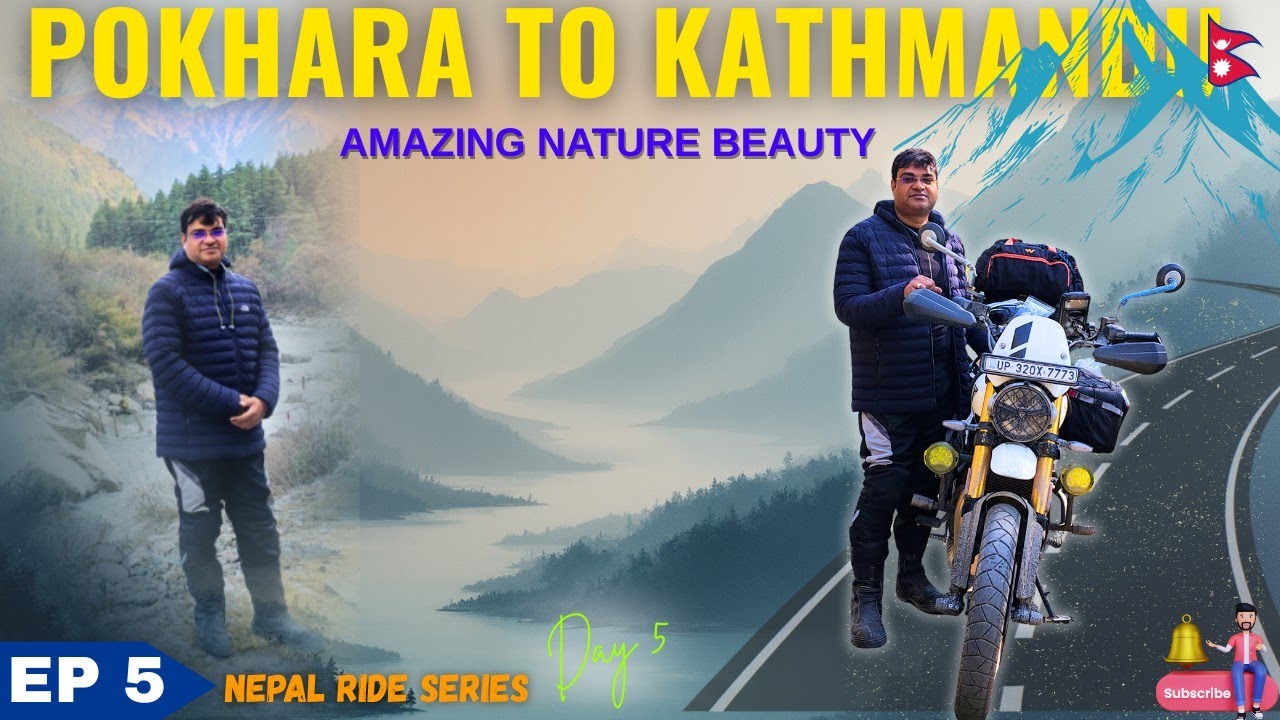 Pokhara to Kathmandu🔥Real💯 |Himalayas scenic view⛰️ Nepal🇳🇵|Day 5#travel#nepal#vlog #roadtrip#solo 