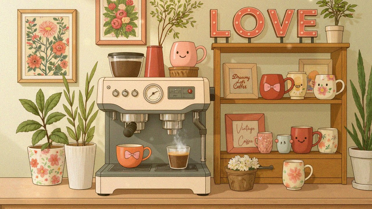 Vintage Morning Coffee☕ Happy Monday 💛Lofi Hip Hop to Study/ Relax/ Work