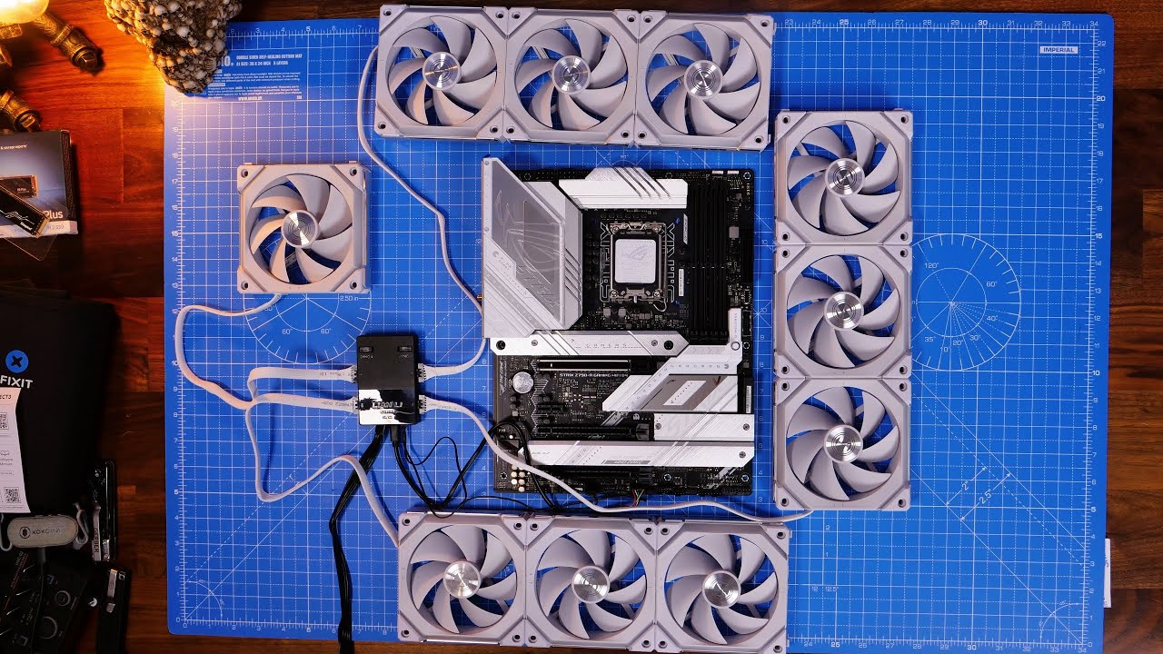 How to connect and setup Lian Li SL120 V2 fans (including on an all-in-one cooler)