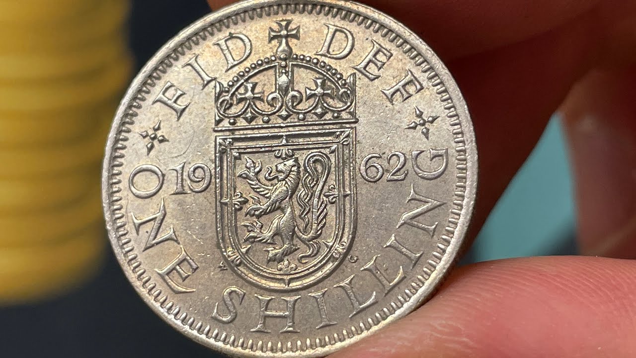1962 United Kingdom 1 Shilling (Scotland) Coin &bull;&nbsp;Values, Information, Mintage, History, and More