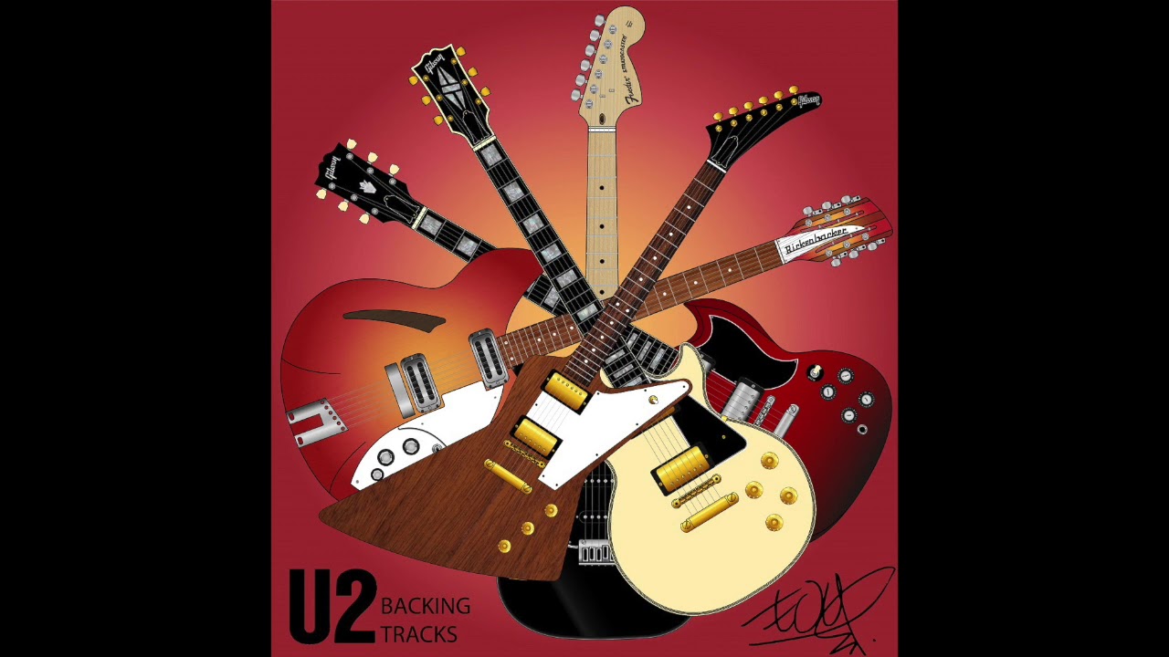 U2 - One (Guitar backing track)