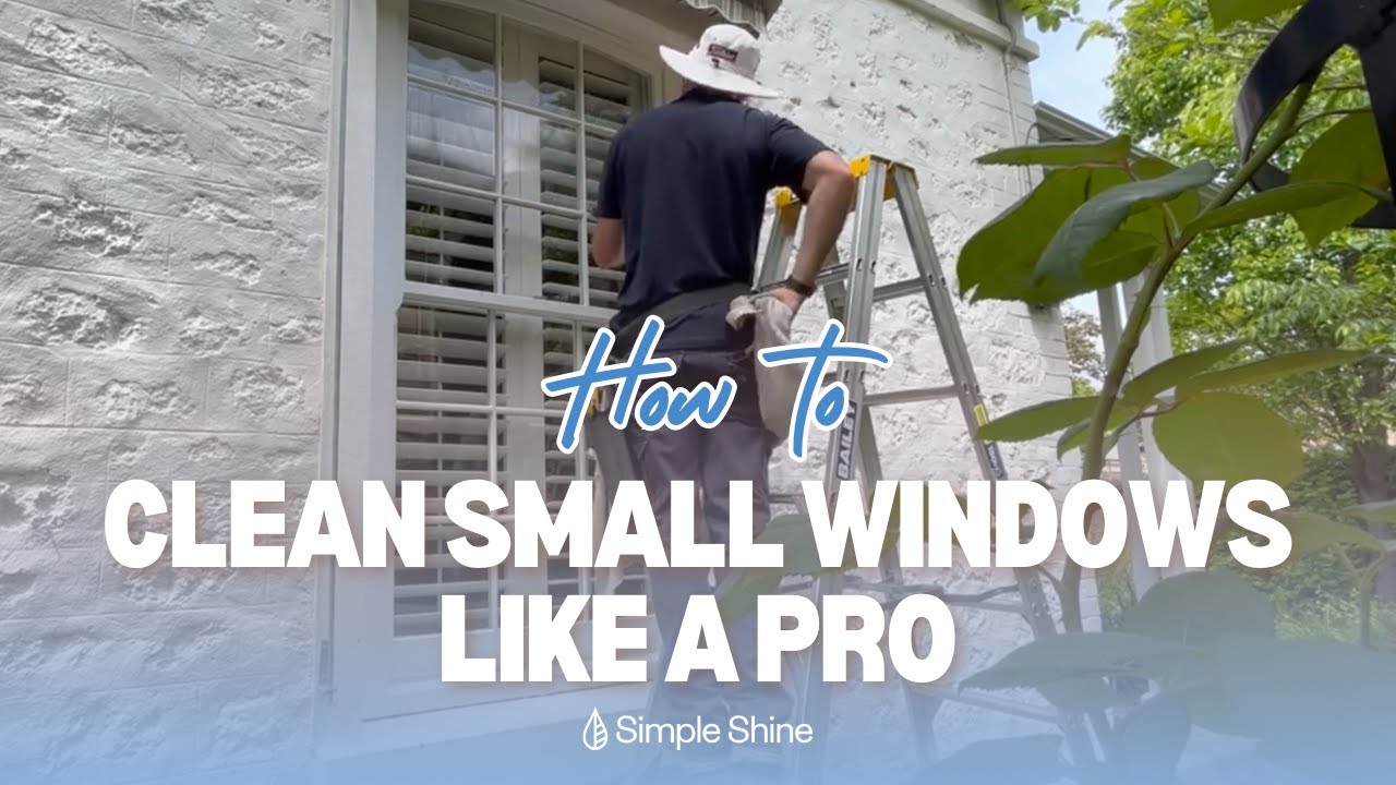 How to Clean Small Windows Like a Pro | Tools, Squeegee Tips & Finishing Touches