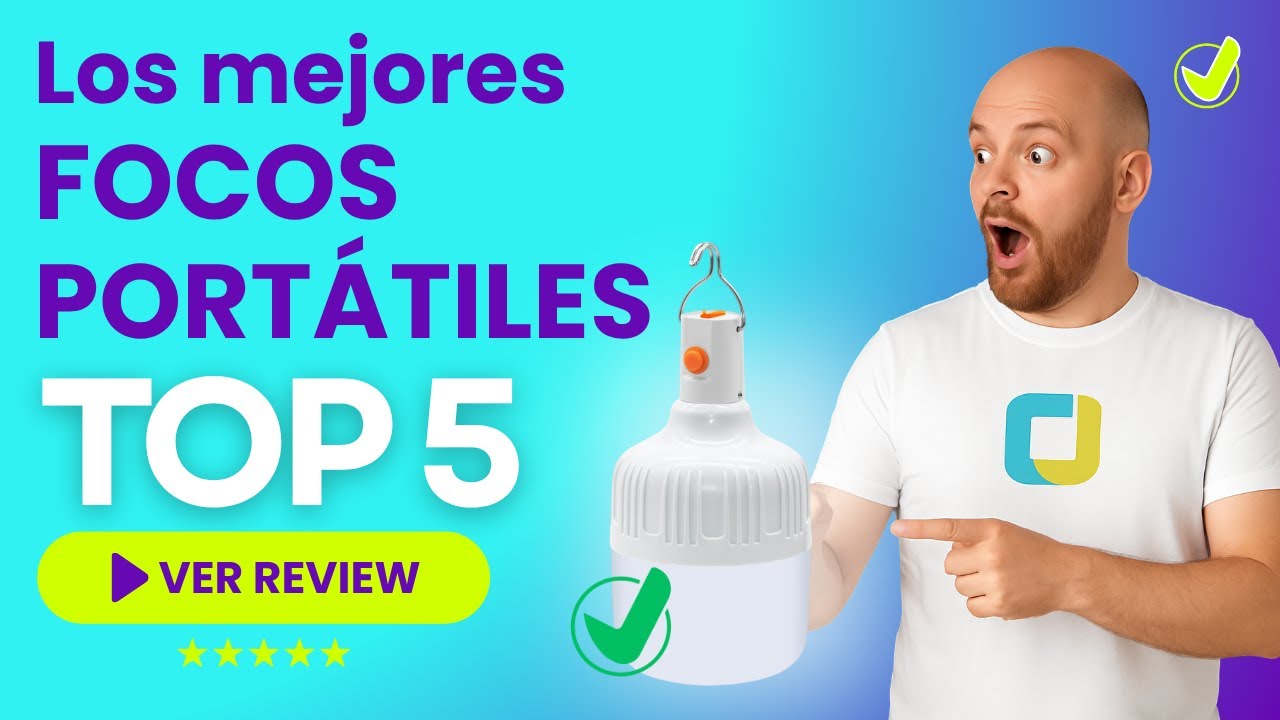 Los 5 Mejores FOCOS PORT&Aacute;TILES RECARGABLES 2025 Calidad Precio AMAZON | 🔦 Ilumina Toda la Noche 🔦