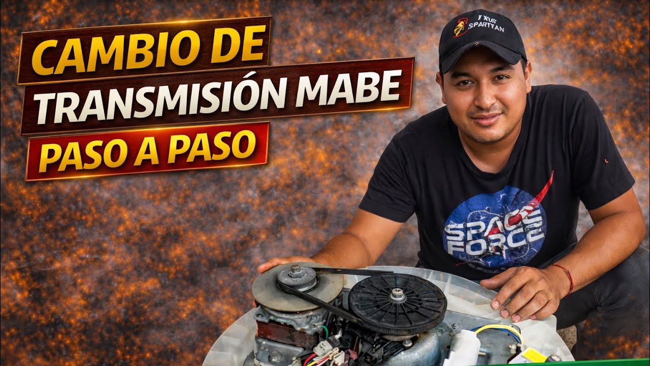 Cambio de Transmisión de Lavadora Mabe Paso a Paso | Reparación Completa