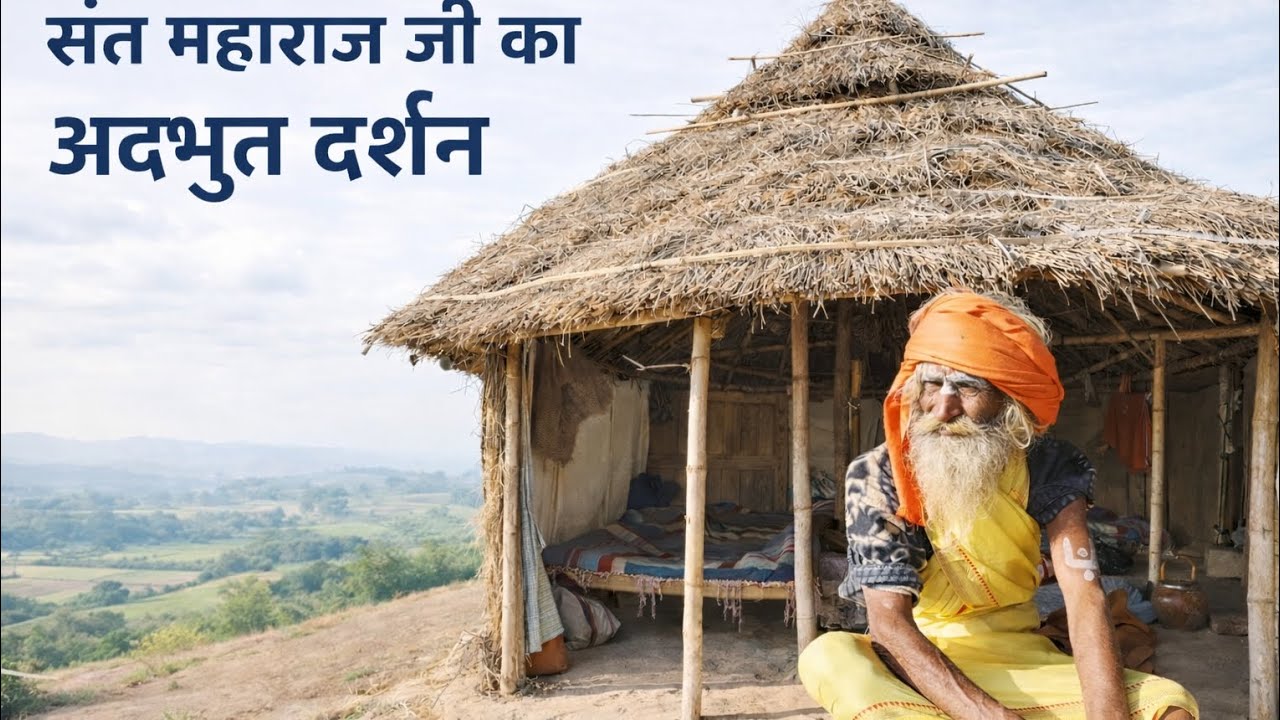 चित्रकूट के जंगल में सिद्ध बाबा की कठोर तपस्या 🚩  संत महाराज जी का अद्भुत दर्शन और रहस्यमयी सत्संग 😲