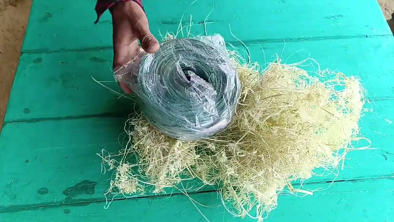 How to make ball ⚽ by bamboo fiber @WangbaPKonyak-z6whttps 