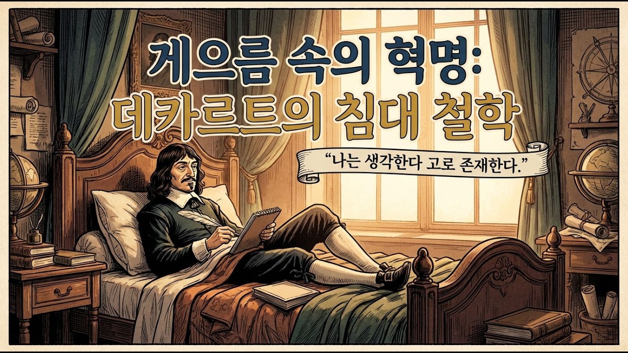 침대에서 철학한 남자, 세상을 바꾸다? 데카르트의 충격적인 삶 #데카르트 #철학 #사색 #침대에서 #정신이성