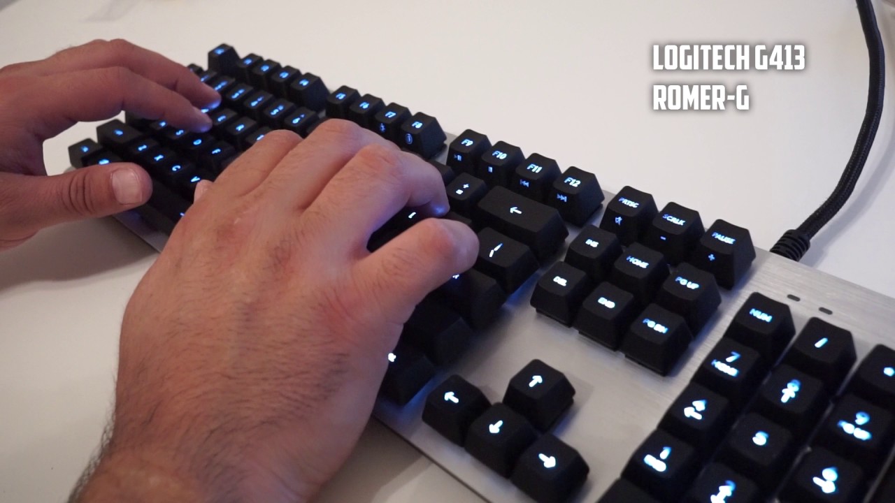 SOUND TEST: Logitech G413 Romer-G Mechanical Keyboard