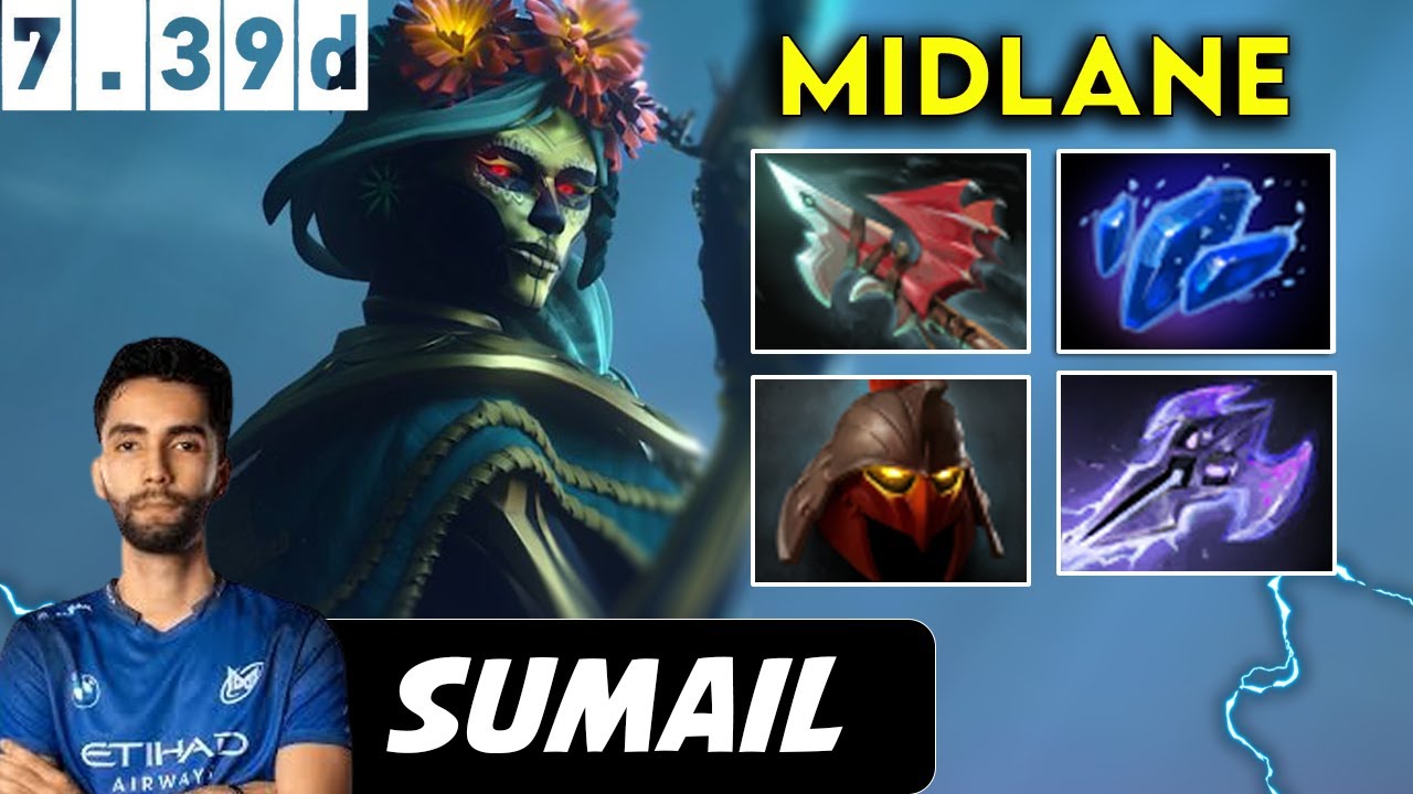 Sumail Muerta Midlane - The International 2025 Dota 2 patch 7.39d Pro player Gameplay
