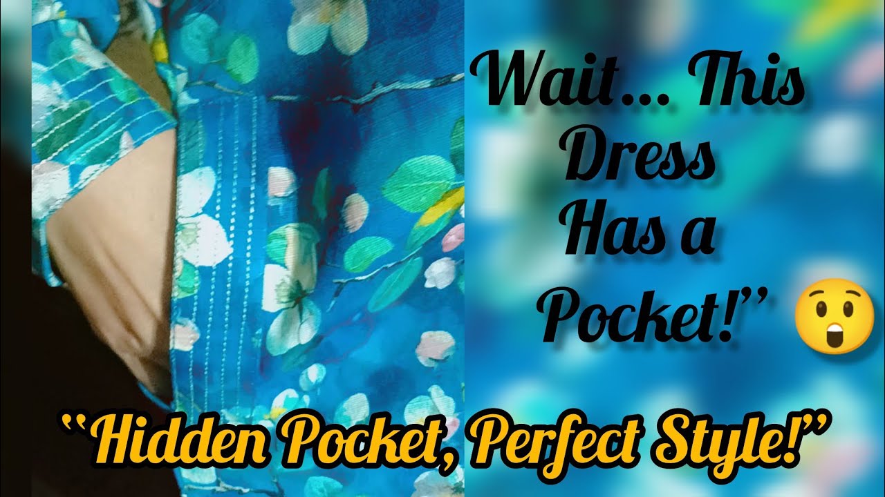 How to Make Side Pocket in Ladies Dress | Step by Step