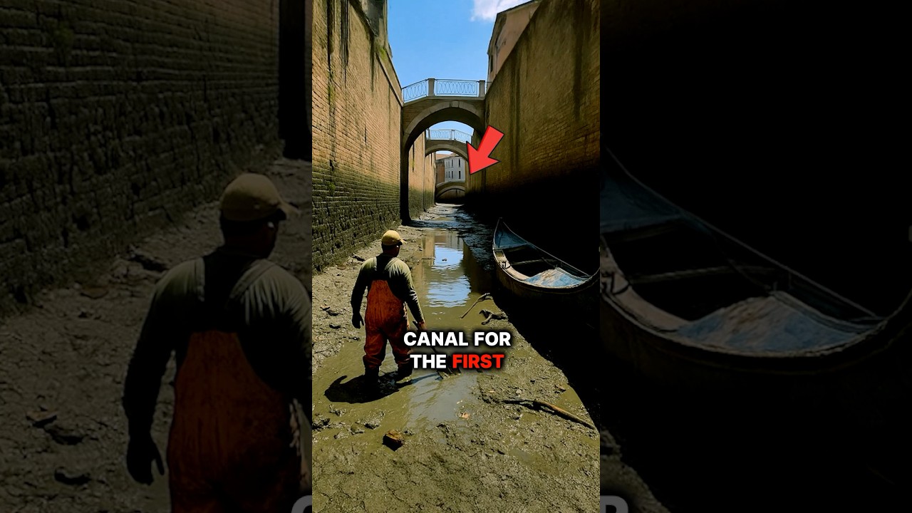 Venice Canal Drained After 200 Years&hellip;