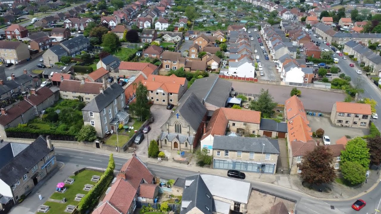 Mansfield Woodhouse from the sky 12/5/25