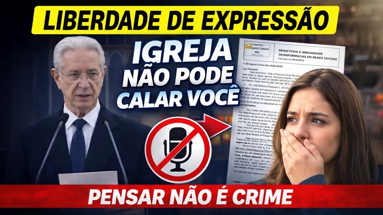 🚫 A CONGREGAÇÃO PODE PROIBIR A LIBERDADE DE LIVRE PENSAMENTO E DE EXPRESSÃO?!