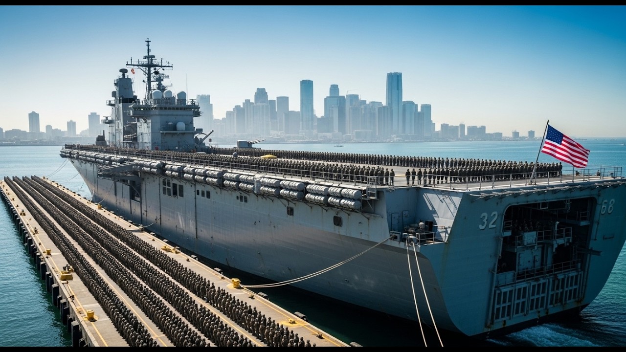USS Boxer (LHD-4) and U.S. Marines Conduct Massive Amphibious Training at Sea