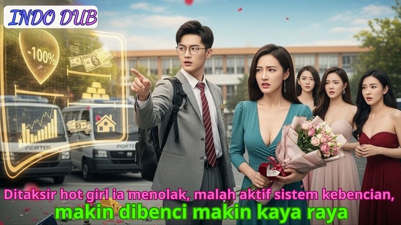 【Indo Dub】Ditaksir hot girl ia menolak, malah aktif sistem kebencian, makin dibenci makin kaya raya