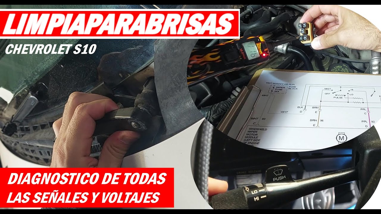 Como diagnosticar Limpiaparabrisas del auto (revisando todas las señales)