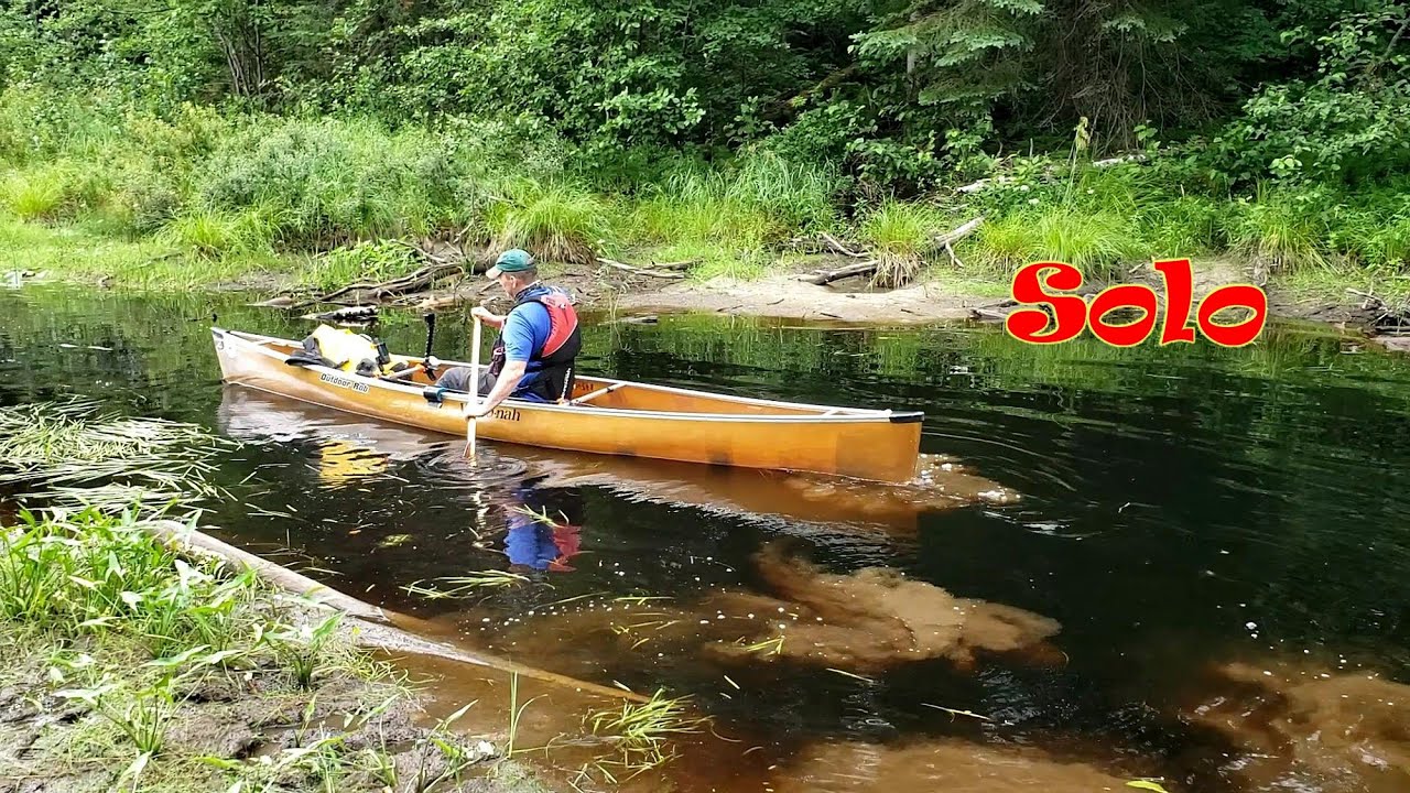 Solo & Alone Wilderness Canoe Adventure pt 1