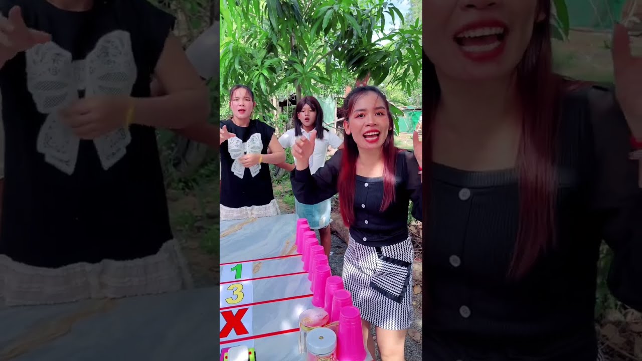 រុញកូនឡានយកកែវ😂🤣
