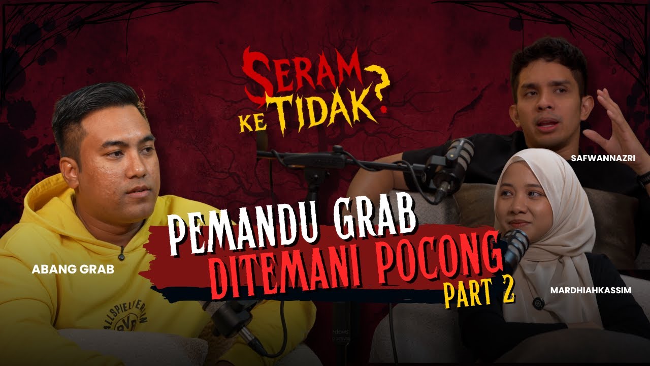 Hafiz (Grab Driver Part 2) Dapat Penumpang Pocong! - Seram Ke Tidak