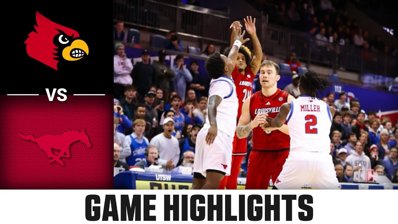 Louisville vs. SMU Game Highlights | 2024-25 ACC Men's Basketball