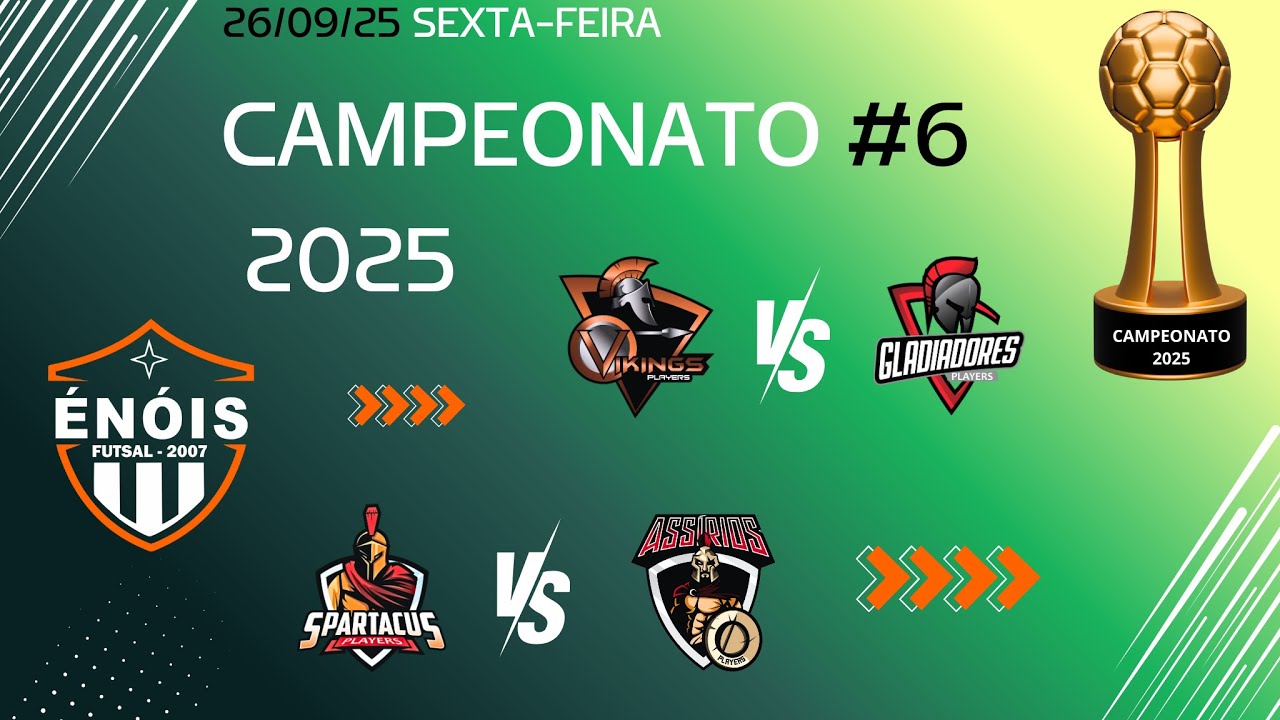 🔥⚽CAMPEONATO 2025 #6 ⚽🔥ESTÃO VOLTANDO? Gladiadores renascem, Assírios atropelam Spartacus!