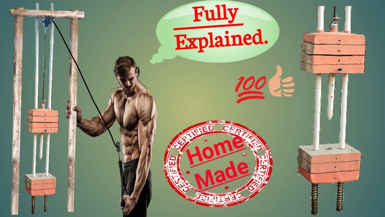 Home Made Gym Machine-Part 2.🔥
