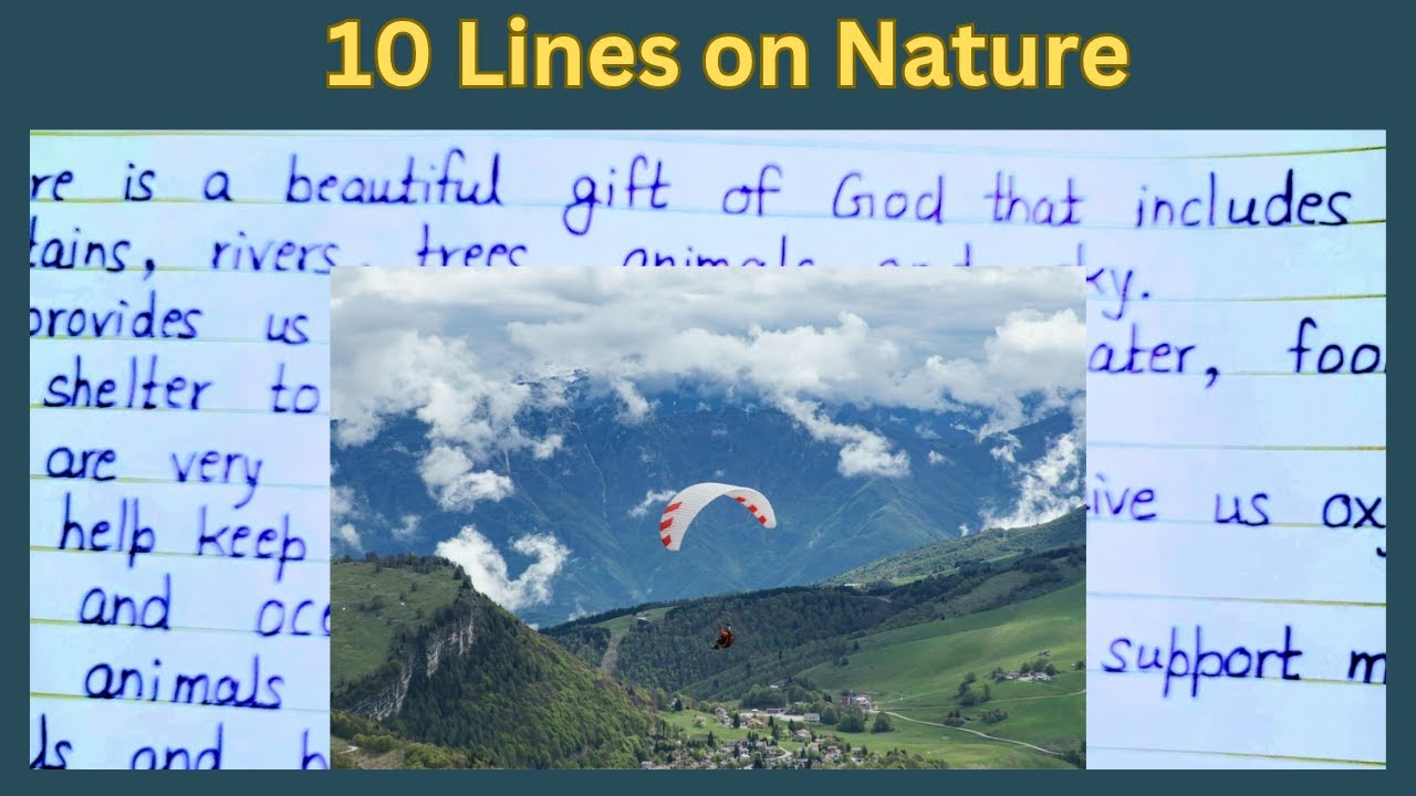 10 Lines on Nature in English | Short Essay on Nature in English | #MyMiniContent