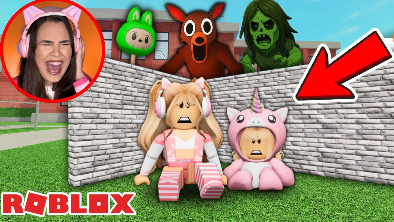 CONSTRUA PARA SOBREVIVER aos MONSTROS da ESCOLA do ROBLOX!