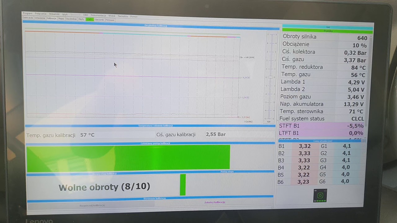 Kalibracja LPG Tech Część 2