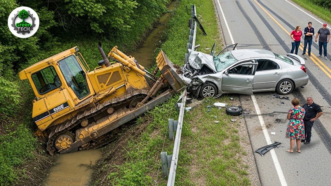Jaw-Dropping Bulldozer Operator Skills So Crazy You’d Think They’re Fake! #24