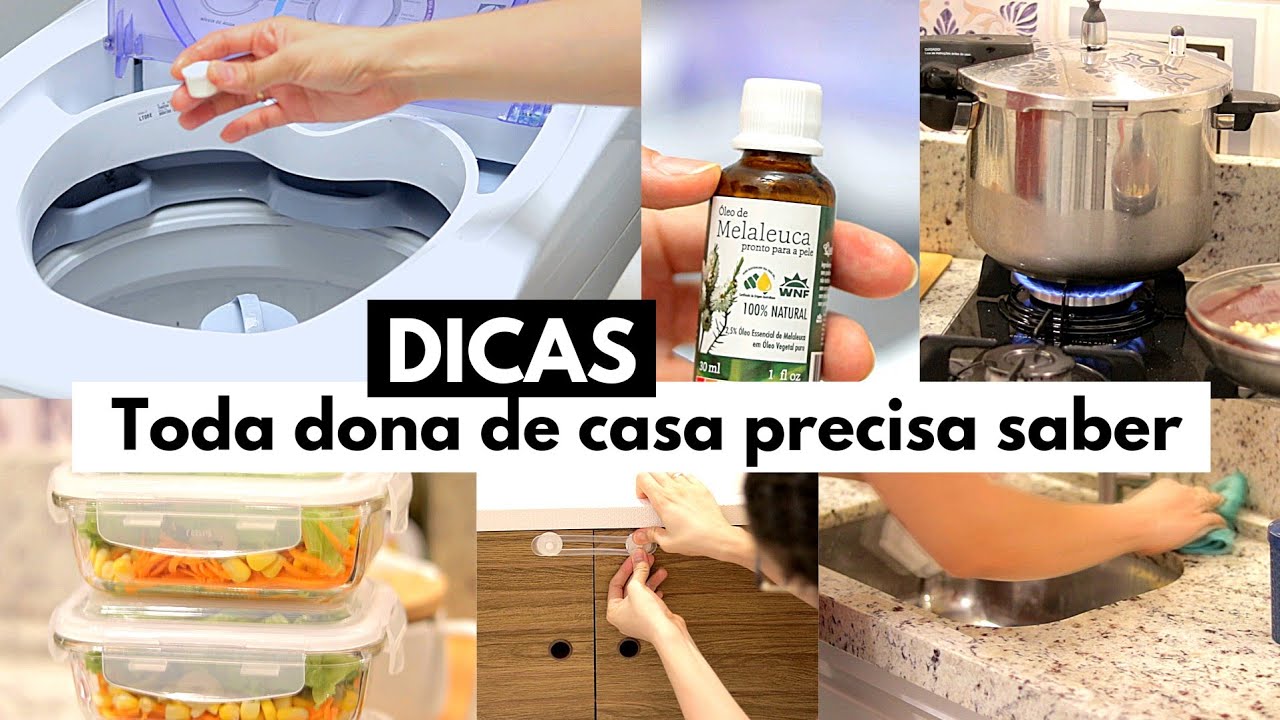 DICAS E TRUQUES QUE TODA DONA DE CASA PRECISA SABER!