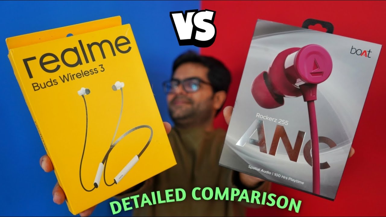 boAt Rockerz 255 ANC VS realme Buds Wireless 3 Neckband ⚡⚡ The Ultimate Comparison ⚡⚡
