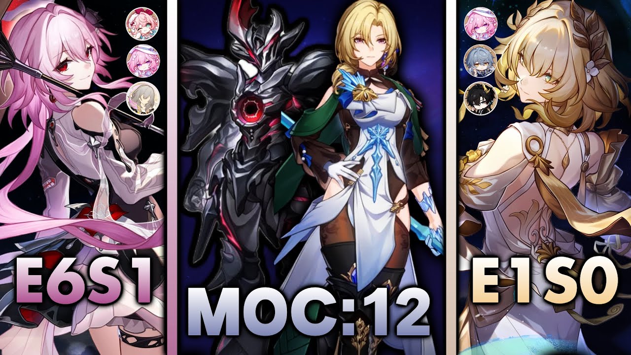 NEW!! Memory of Chaos Floor 12 3 Stars Clear | Evernight E6S1 & Aglaea E1S0 | Honkai Star Rail 3.8 