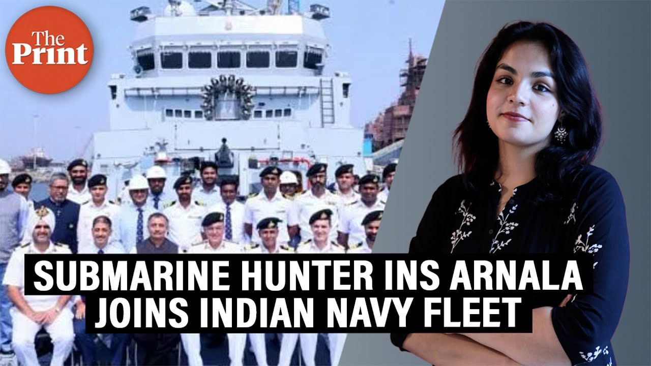 INS Arnala, India’s first-of-its-kind shallow water submarine hunter joins Navy fleet