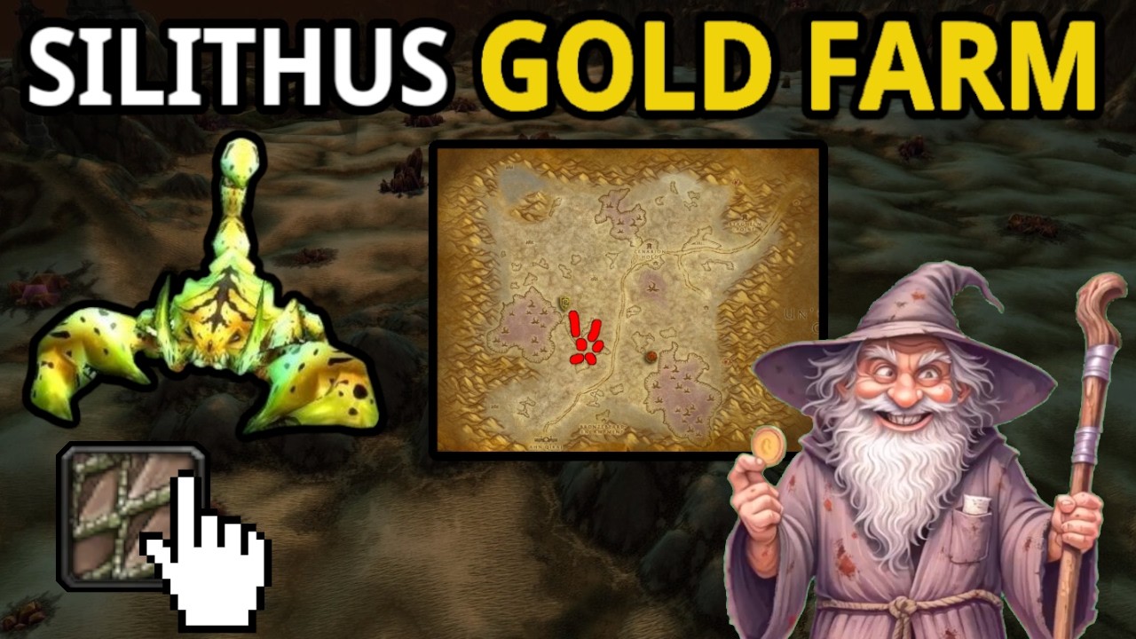 WoW Classic Silithus Skinning Gold Farm!💰Heavy Scorpid Scales | EXPLAINED IN UNDER 2 MINUTES