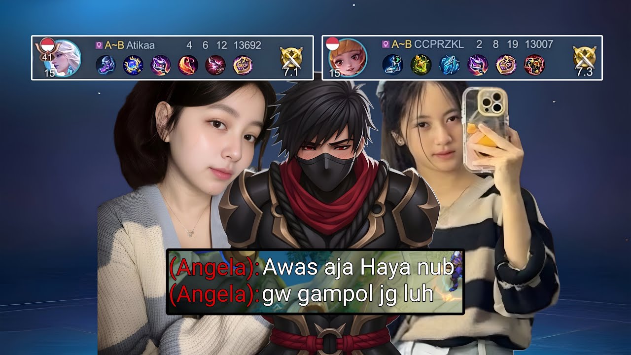 KETIKA GLOBAL HAYA DIAJAK DUA CEWEK RANDOM MALAH KETEMU PENJOKI💀 | HAYABUSA GAMEPLAY