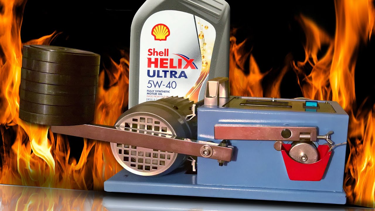 Тест моторного масла Shell Helix Ultra 5W40 100°C Питерский тестер
