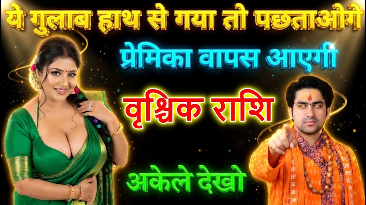 वृश्चिक राशि ये गुलाब हाथ से गया तो पछताओगे