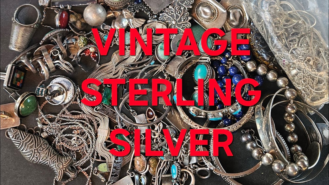 STERLING SILVER JEWELRY HAUL/PRIVATE PICK /THANKS CHALEANA