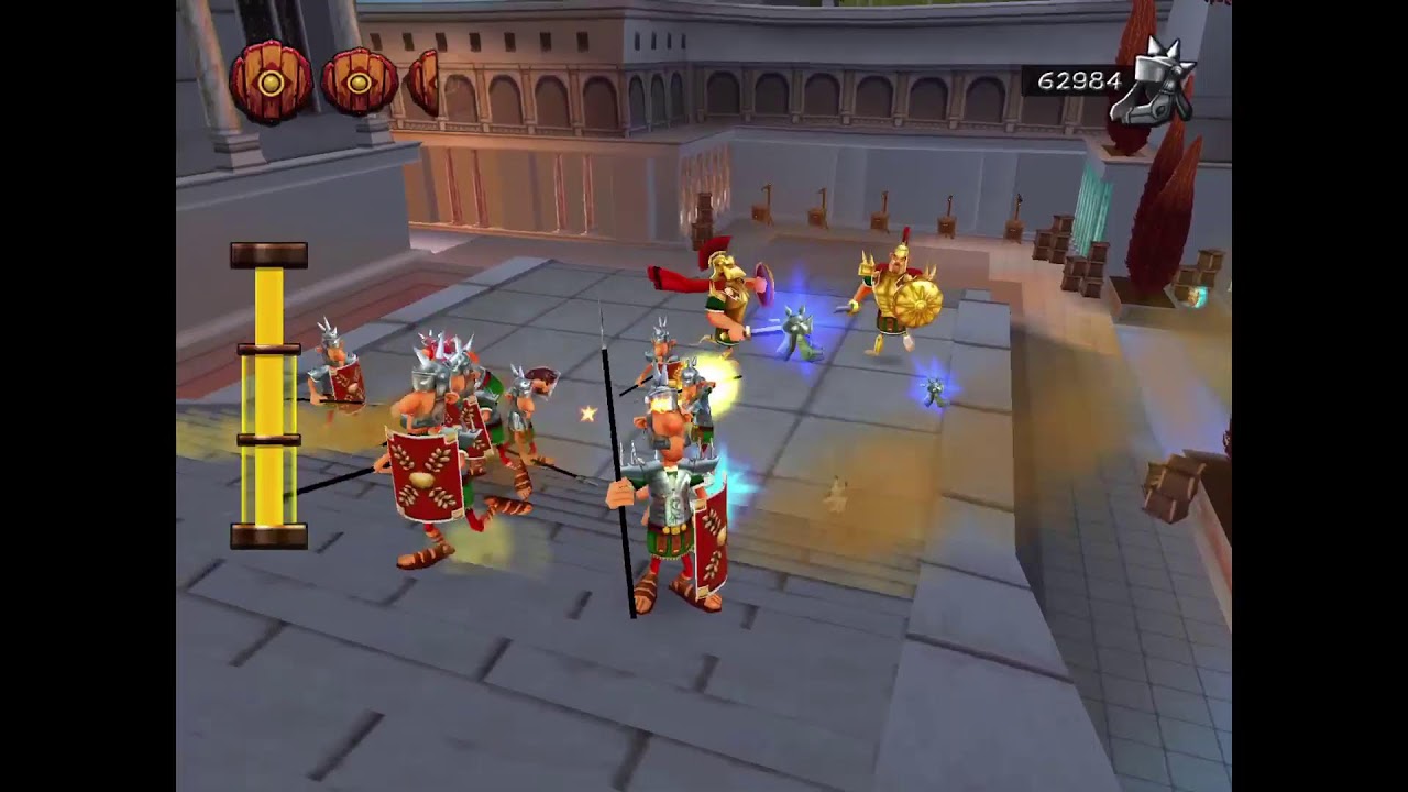 Asterix & Obelix XXL Romastered Wir lassen die Römer weiter fliegen die Reisse geht zu Ende PS 5 Deu