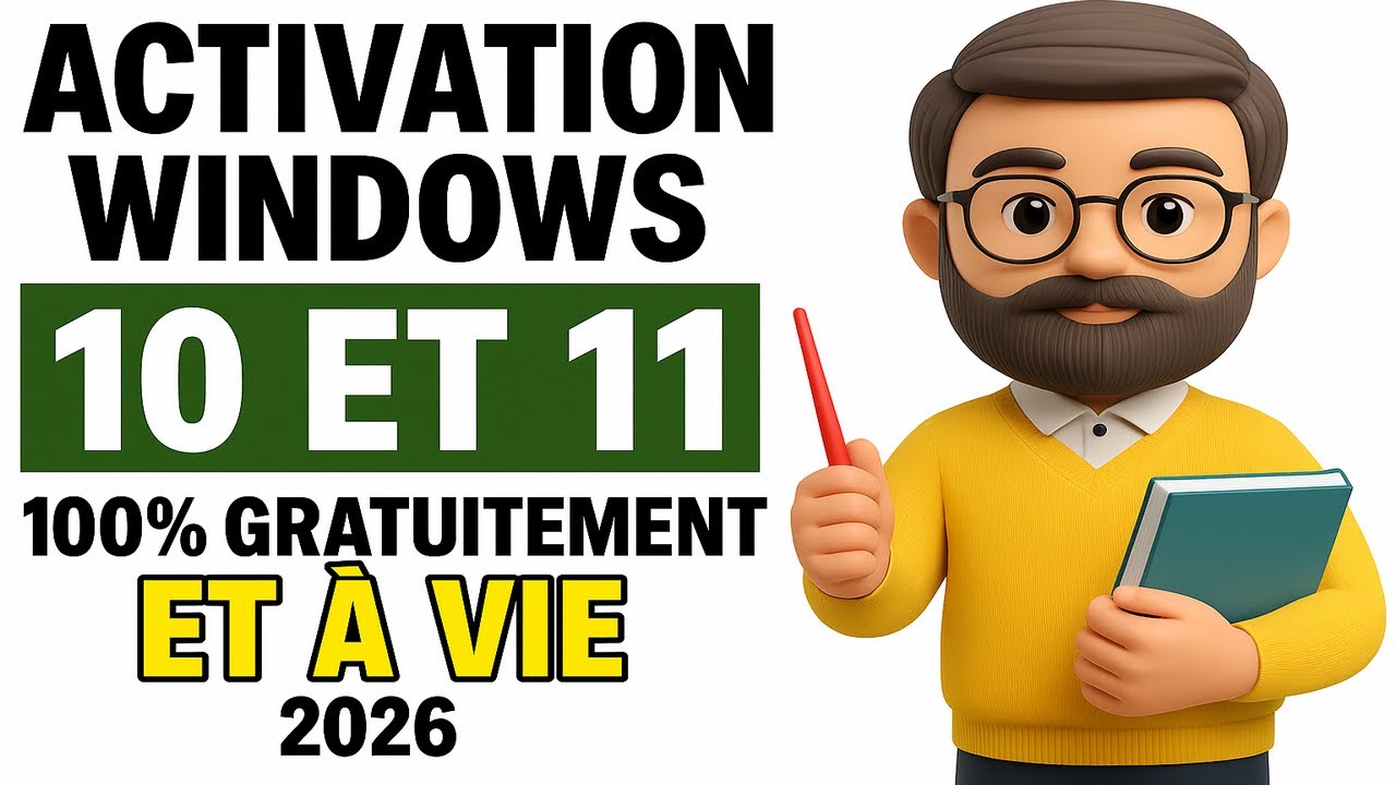 6-Comment ACTIVER Windows 10/11 GRATUITEMENT avec CMD : la méthode OFFICIELLE (2026)