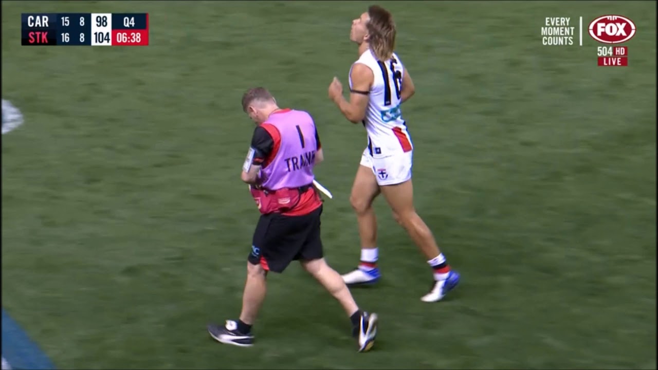 David Cuningham a 4th quarter goal for Carlton in AFL Community Series vs St Kilda Saints