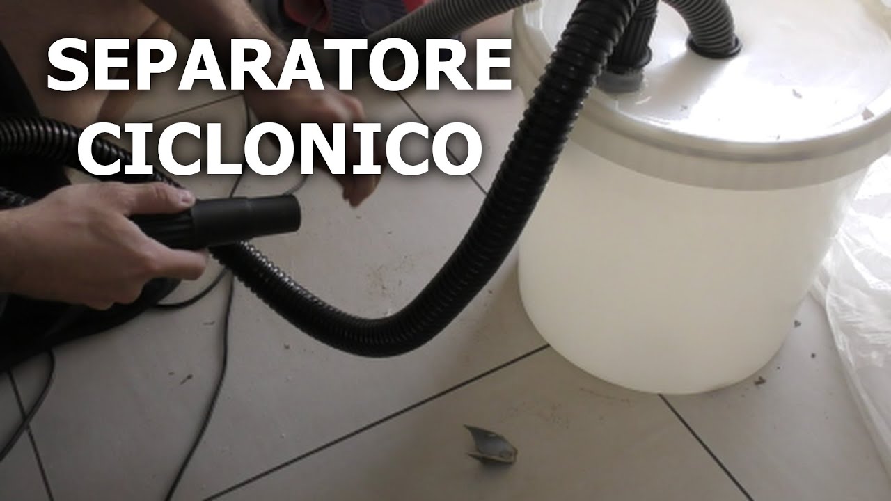 Come costruire un separatore ciclonico